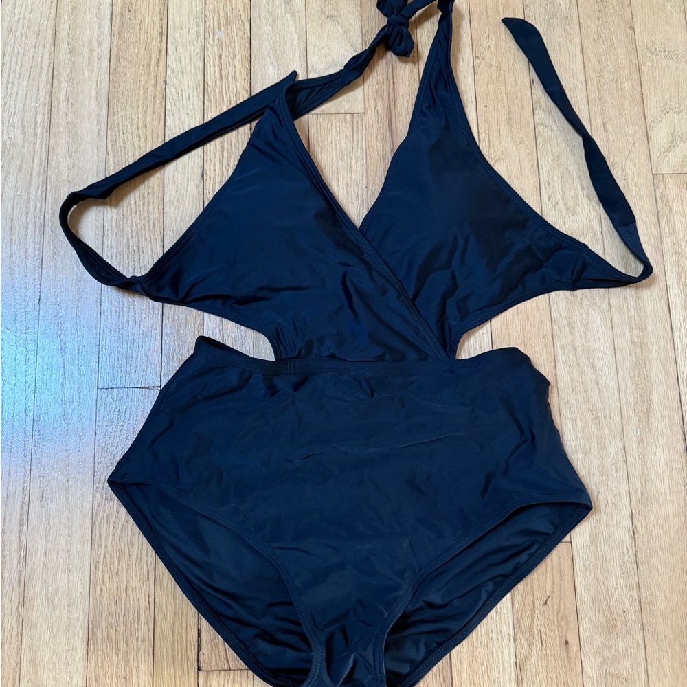 Women’s Black One Piece Swimsuit